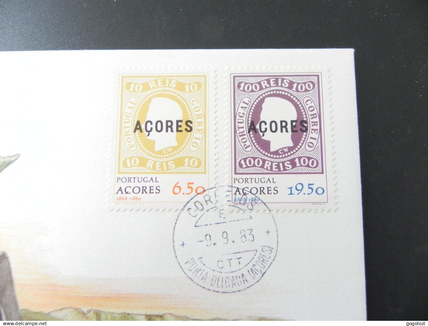 Tutti le monete: Münzbrief Açores 25 Escudos 1980 – Usato da Biel/Bienne venduto da Gogolozi 2
