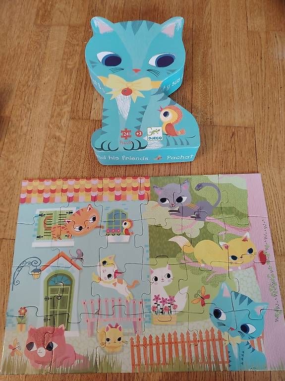 Puzzle: Katze Puzzle Djeco 24 Teile  – Usato da Wilen b. Wollerau venduto da Karin1985 1