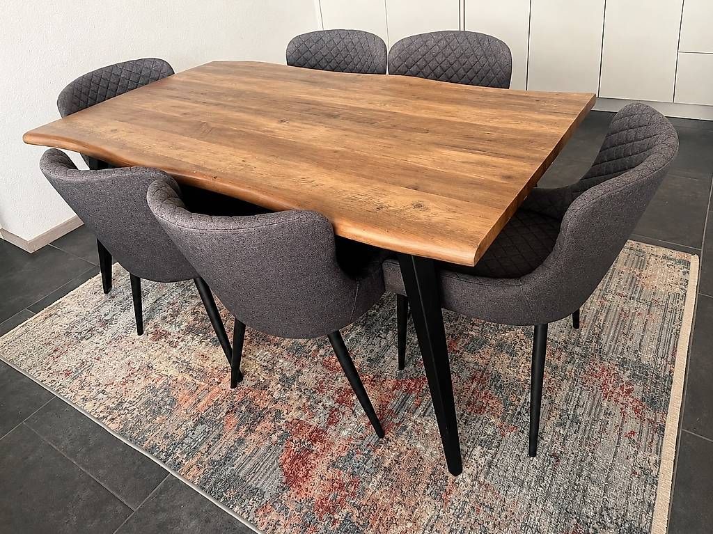 Set di tavolo e panche: Ensemble salle à manger – Usato da Marly venduto da Sheida_04