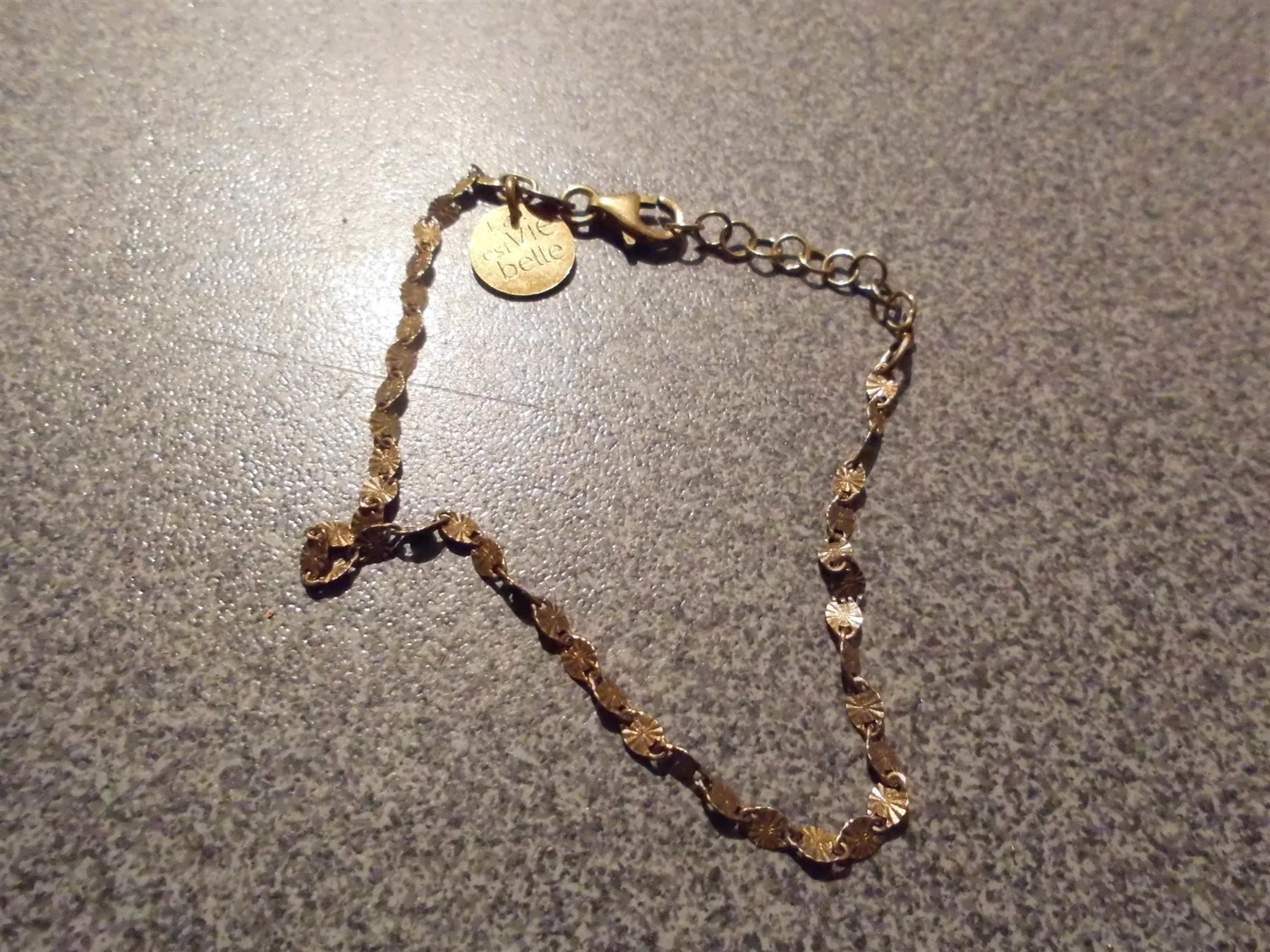Bracciali & Braccialetti: Armband goldfarbig, Rauten – Usato da Zürich venduto da Motzkuh