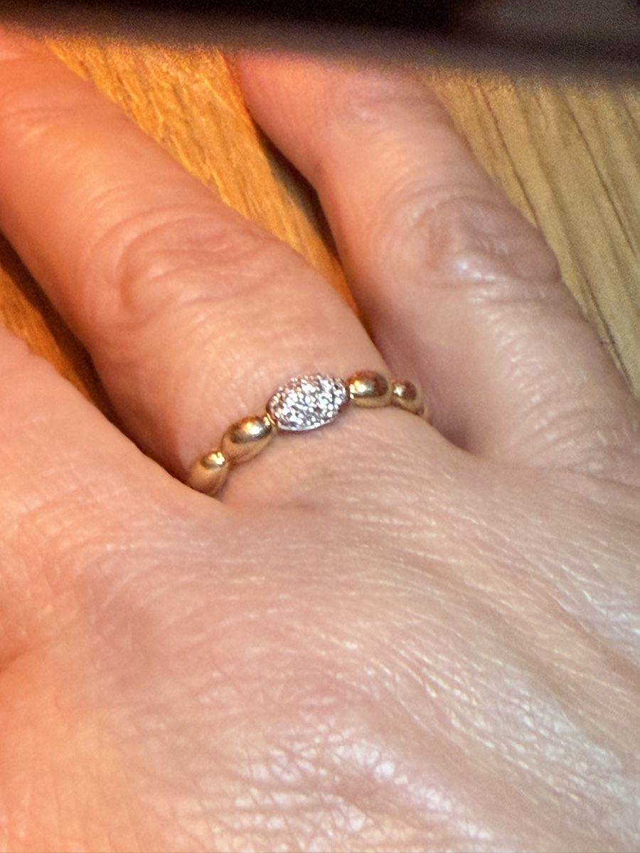 Bagues: Weihnachten: Wunderschöner Ring 585er Gold Gr.52 Brillanten – Neuf (Voir description) à Kreuzlingen par Hara25 5