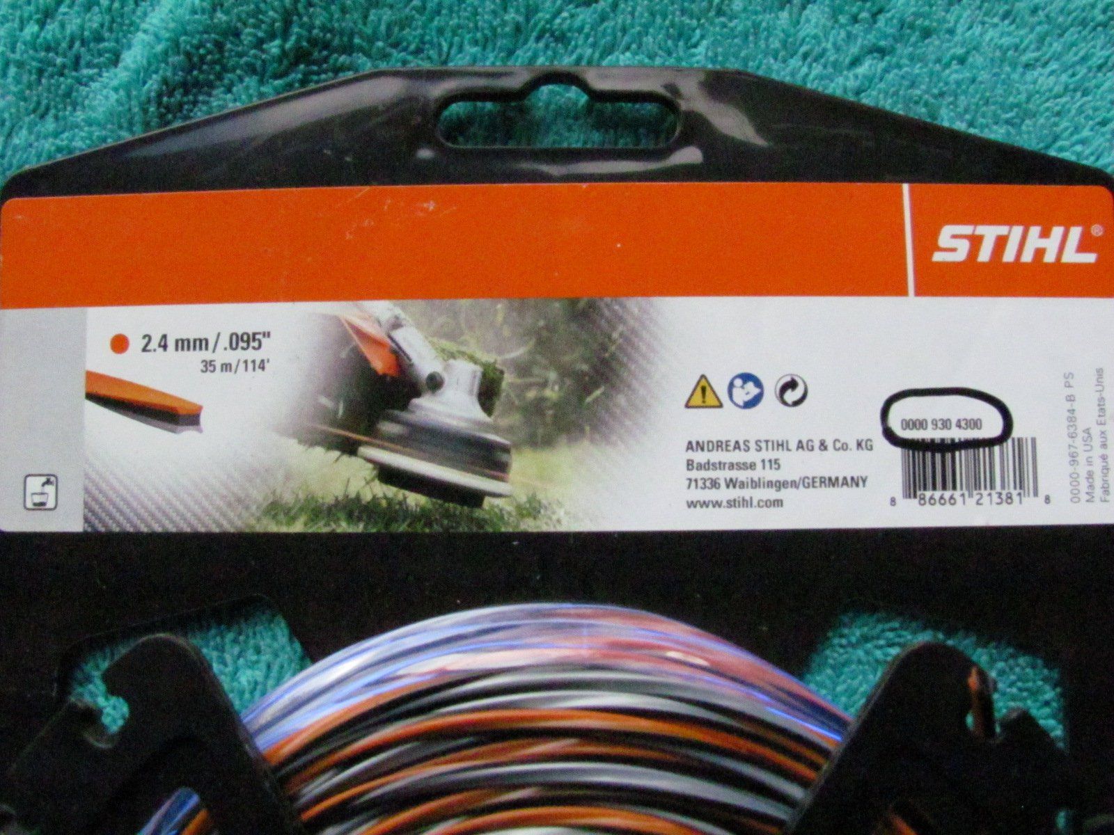 Stihl Tutti gli attrezzi: Stihl Trimmerfaden 2.4 mm / 095 – Nuovo e nell'imballaggio originale da Uznach venduto da Bimbolino 1