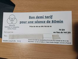 Bon Thérapie Holistique pour 70 CHF!