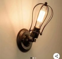 Vintage Wandlampe Rusty E27 Metall (2 Stk.)