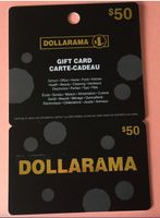 DOLLARAMA Geschenkkarten  ohne Guthaben und für Sammler 