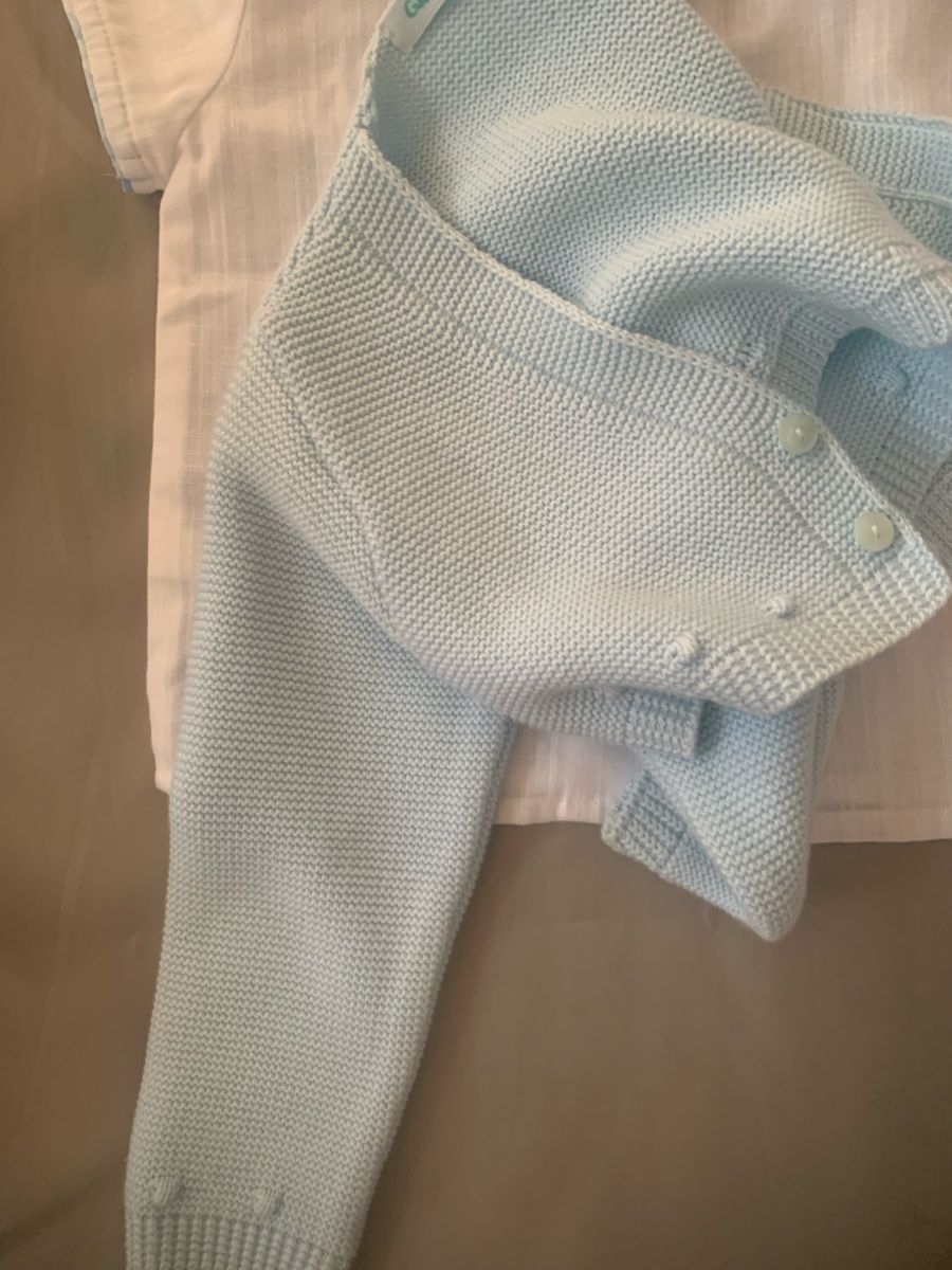 Lotti & Set di vestiti: Baby Set Bluse mit Bolero hellblau Grösse 62 – Nuovo (secondo la descrizione) da Basel venduto da yir_tj2l 2