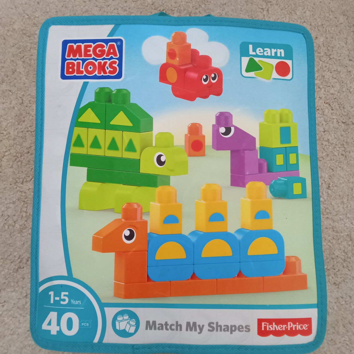 Fisher-Price Jouets: Bausteine Mega Blocks Learn 40 Stk. + Airport – D'occasion à Baden par Gian_Lu 1