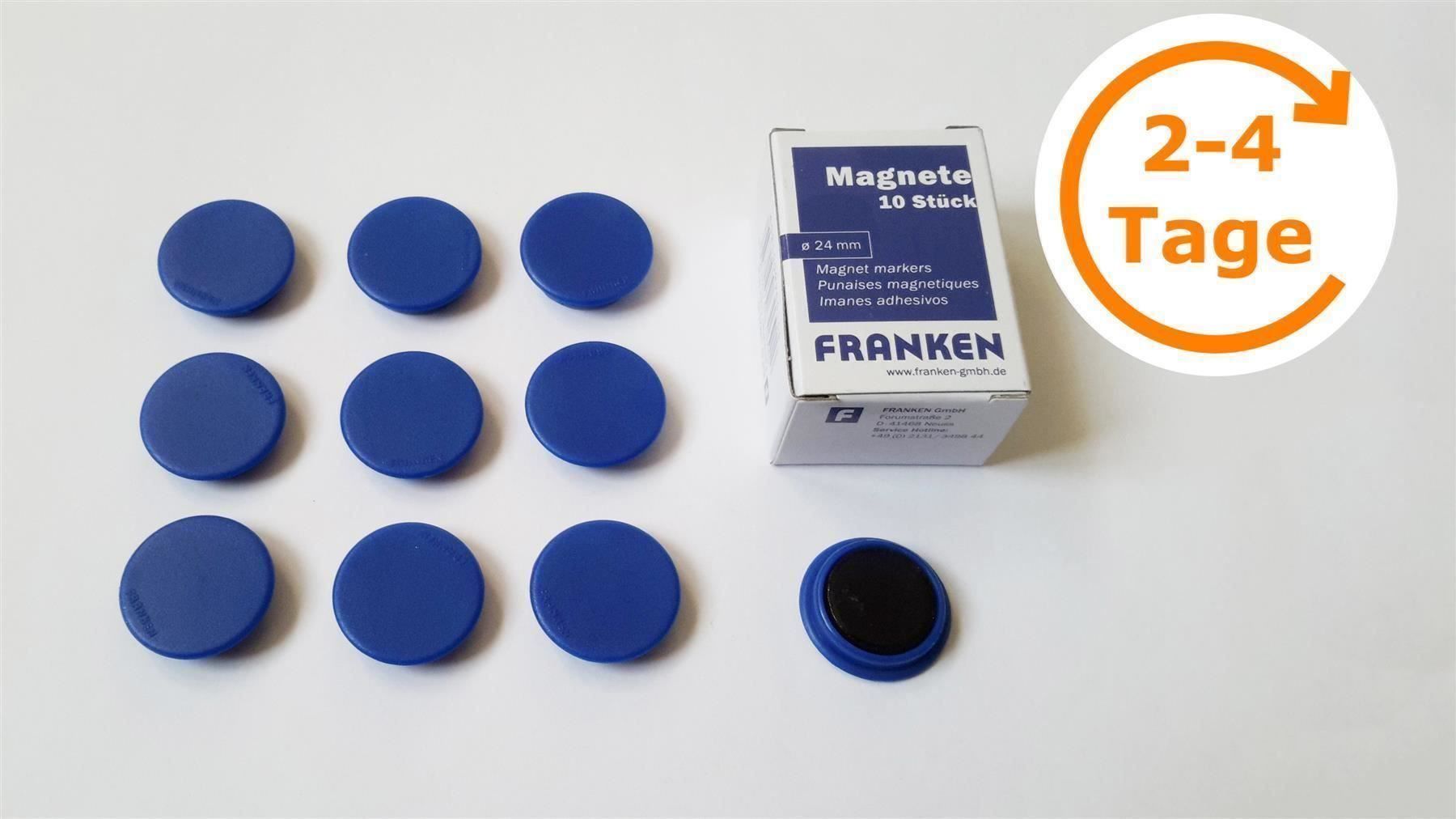 Calamite: Magnete 10 Stück, 24 mm, blau – Nuovo e nell'imballaggio originale da St. Gallen venduto da cointec