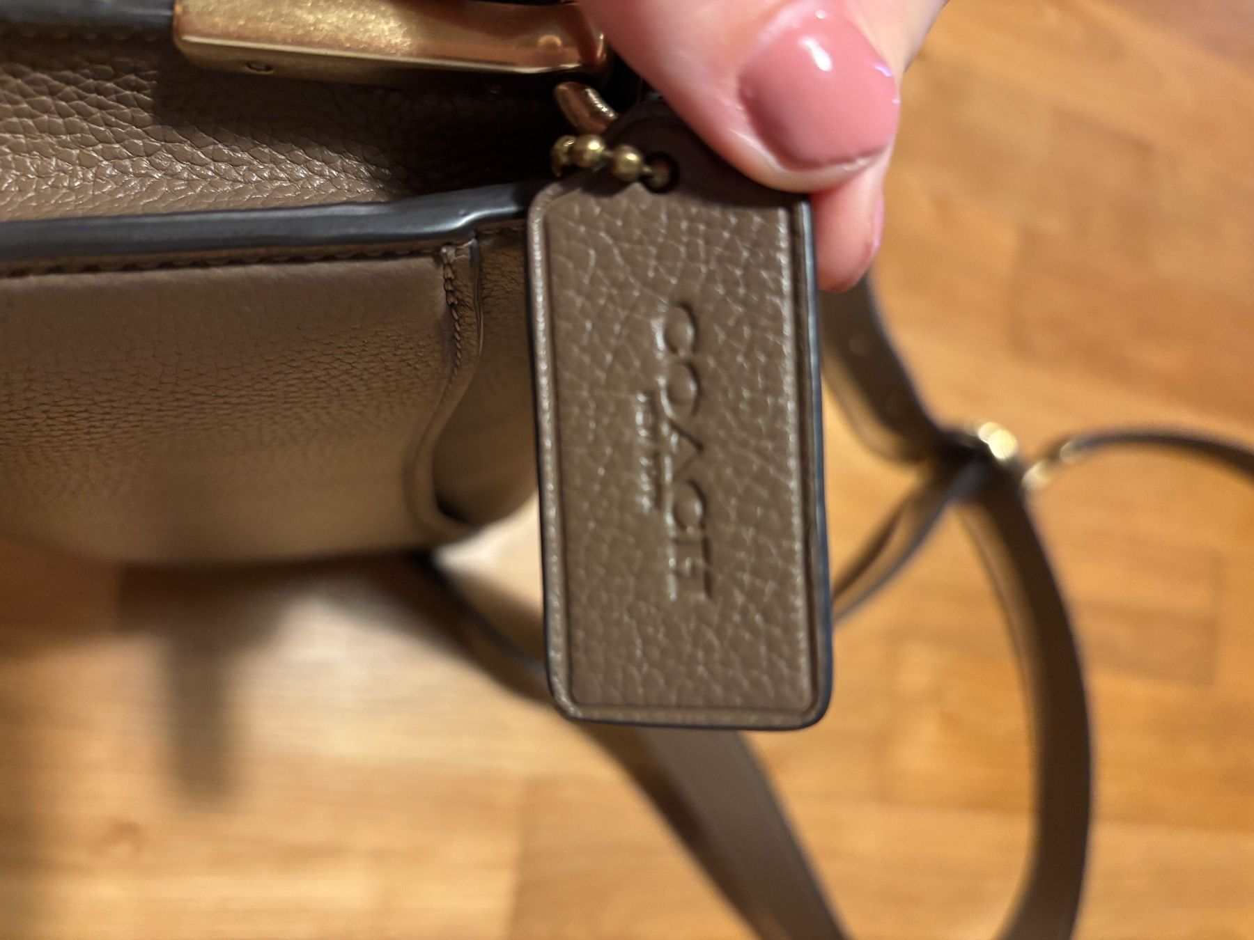 Coach Borse da donna: COACH PEBBLE TABBY - Handtasche - dark stone – Usato da Lenzburg venduto da ang_ly5t 5