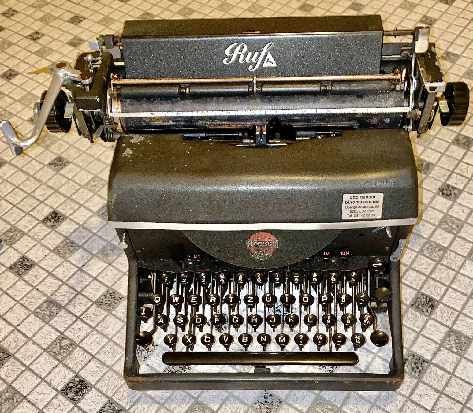Macchine da scrivere: Ruf Schreibmachine – Usato da Forch venduto da xtcpiemont