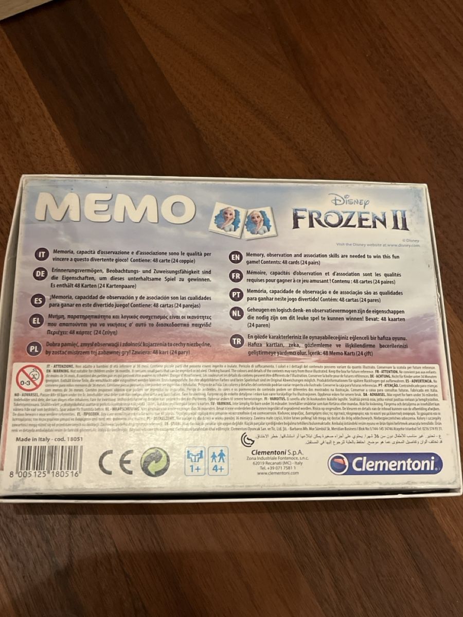Clementoni Jeux: Memory Eiskönigin – D'occasion à Andelfingen par estark 1