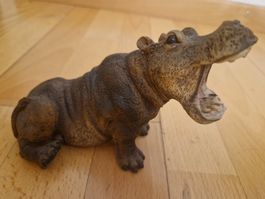 Nilpferd Figur, Deko, Tierfigur, Hippo, Rarität, Top!