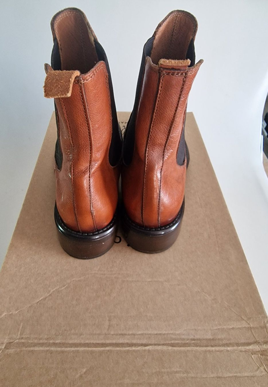Scarpe da donna: Braune Lederstiefel, Grösse 36 Neu – Nuovo e nell'imballaggio originale da Oberuzwil venduto da aseinkaufswelt 1