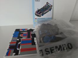 Sembo Klemmbaustein Set Sportwagen 1:24