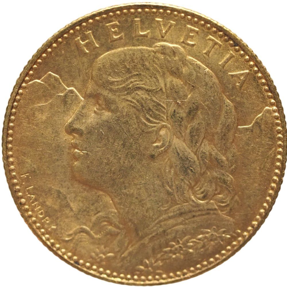 Alle Münzen: Schweiz 10 Franken Gold 1911 – Gebraucht aus Liestal von fibonaccis 1