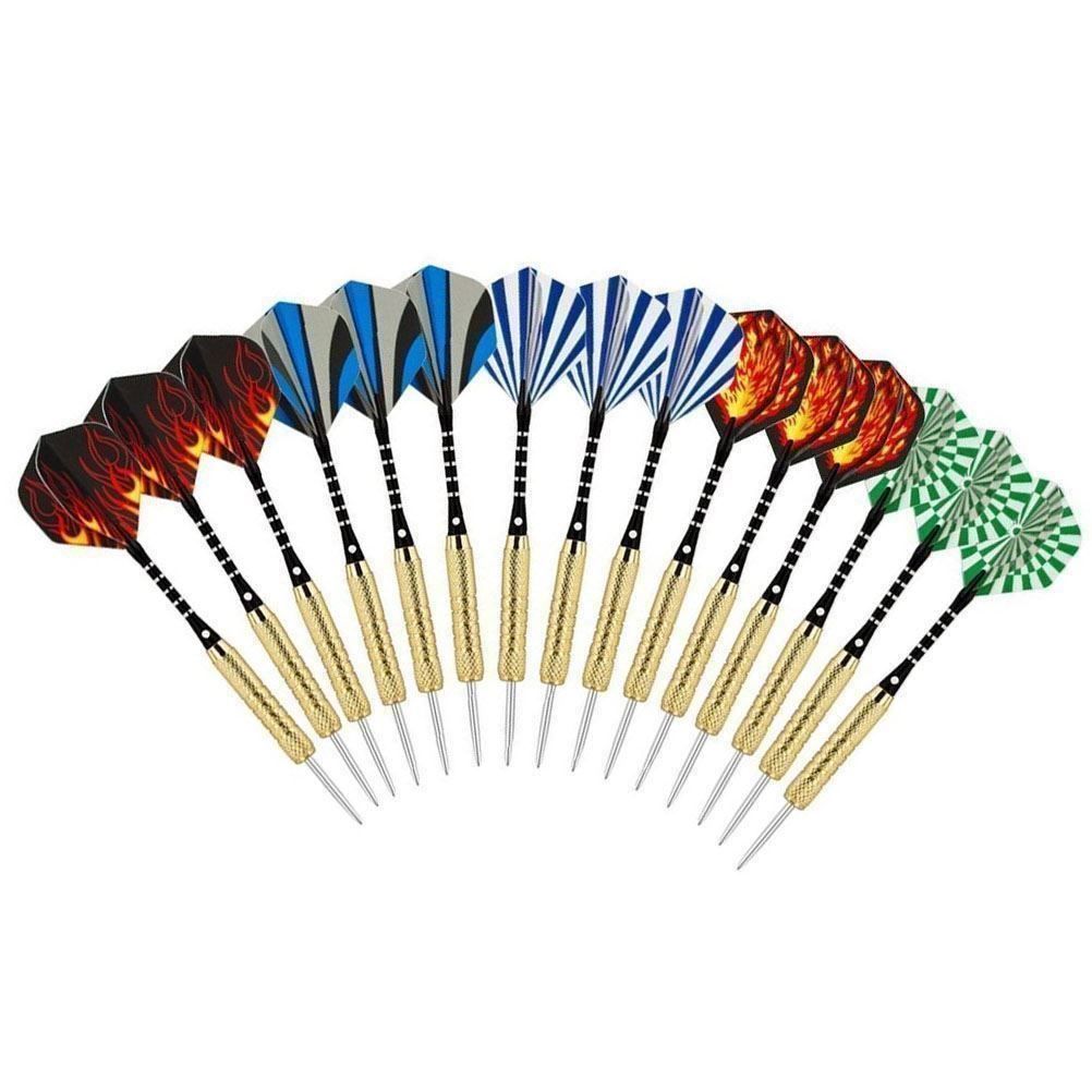 Freccette: 15 Stück Steel Dartpfeile Set Softdarts – Nuovo (secondo la descrizione) da Thun venduto da thunshop 4