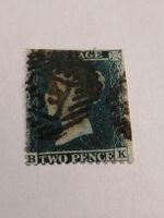 Two Pence Blue 1855 