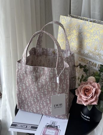 Dior Tasche Stoff rosa 