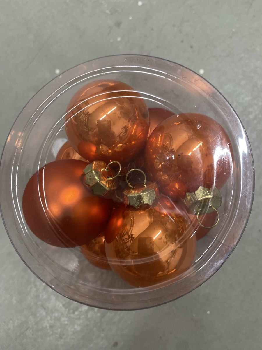 Tutte le decorazioni: Weihnachtskugeln Pinflor orange ca 50 Stück – Usato da Zollikon venduto da Dory11 4