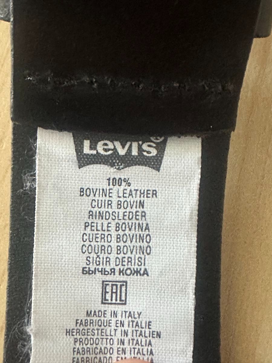 Levi's Ceintures: Levi's Ledergürtel, Schwarz – D'occasion à Urdorf par fant0mas 1