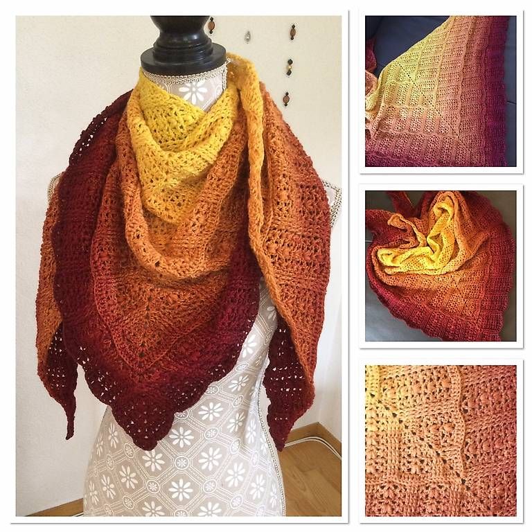 Foulard & Sciarpe: Schultertuch Serenity – Nuovo (secondo la descrizione) da Neuhausen venduto da Mandala65