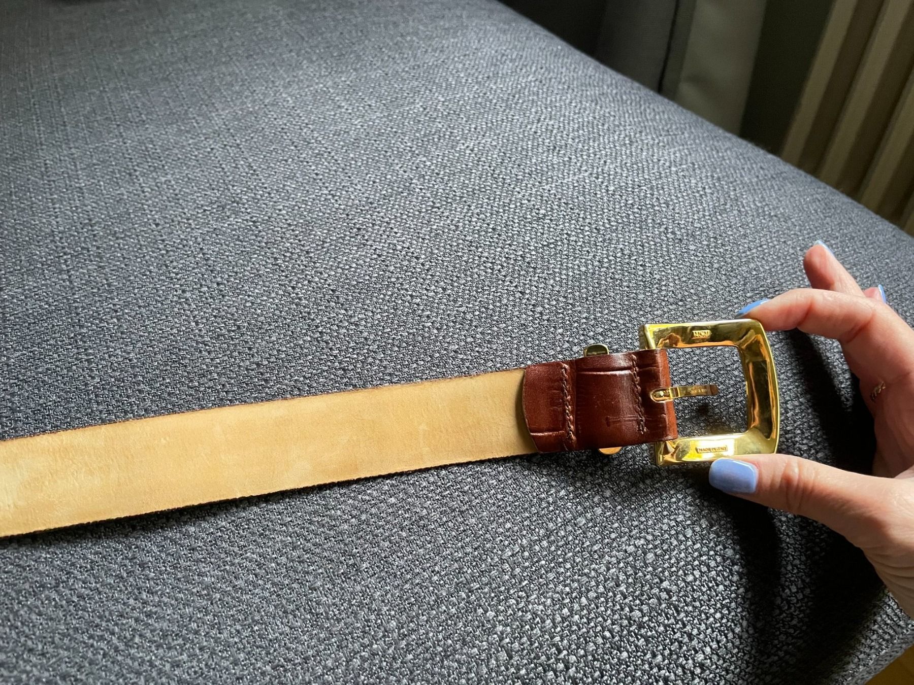 Gürtel: Cintura in pelle marrone – Neu (gemäss Beschreibung) aus Meilen von val_tsv8 3