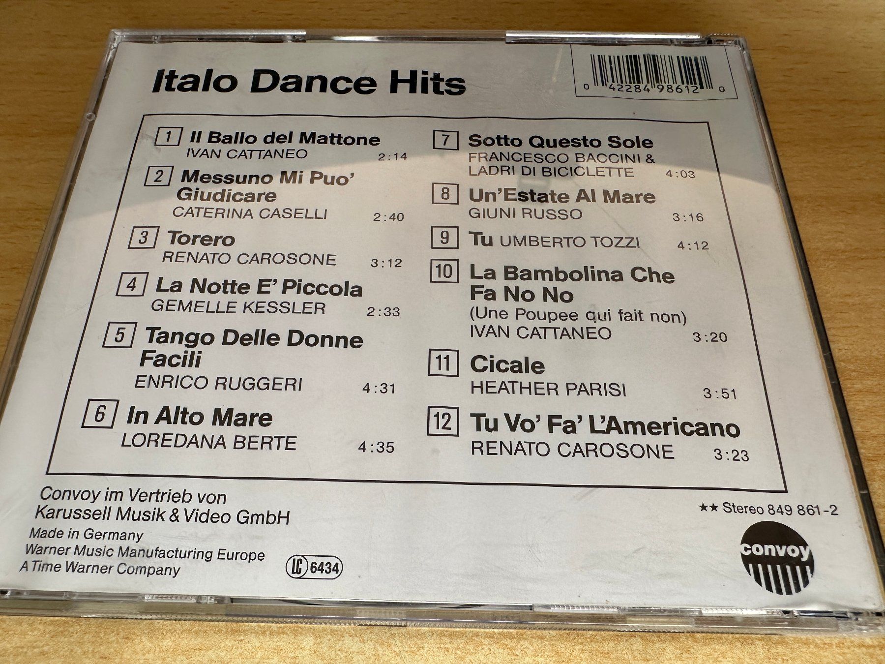 CD: G7 Various – Italo Dance Hits – Usato da Rikon im Tösstal venduto da Alpenmutz 1