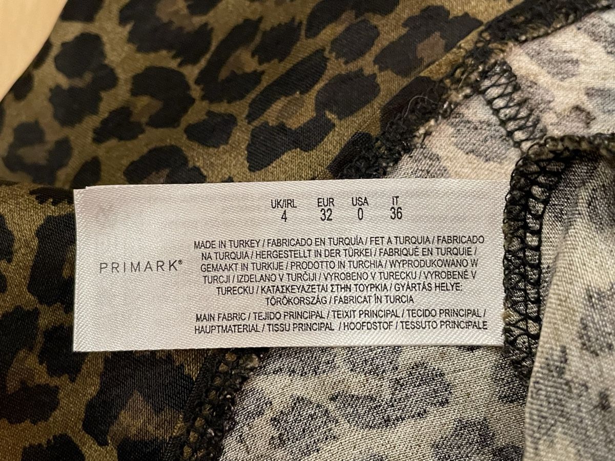Primark Vestiti: Robe longue Primark à imprimé léopard - Taille 32/XS – Nuovo (secondo la descrizione) da Ins venduto da Nick63 3