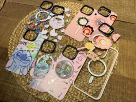 Handyhülle Set von CaseBang: Stitch, Chupa Chups, Pokemon