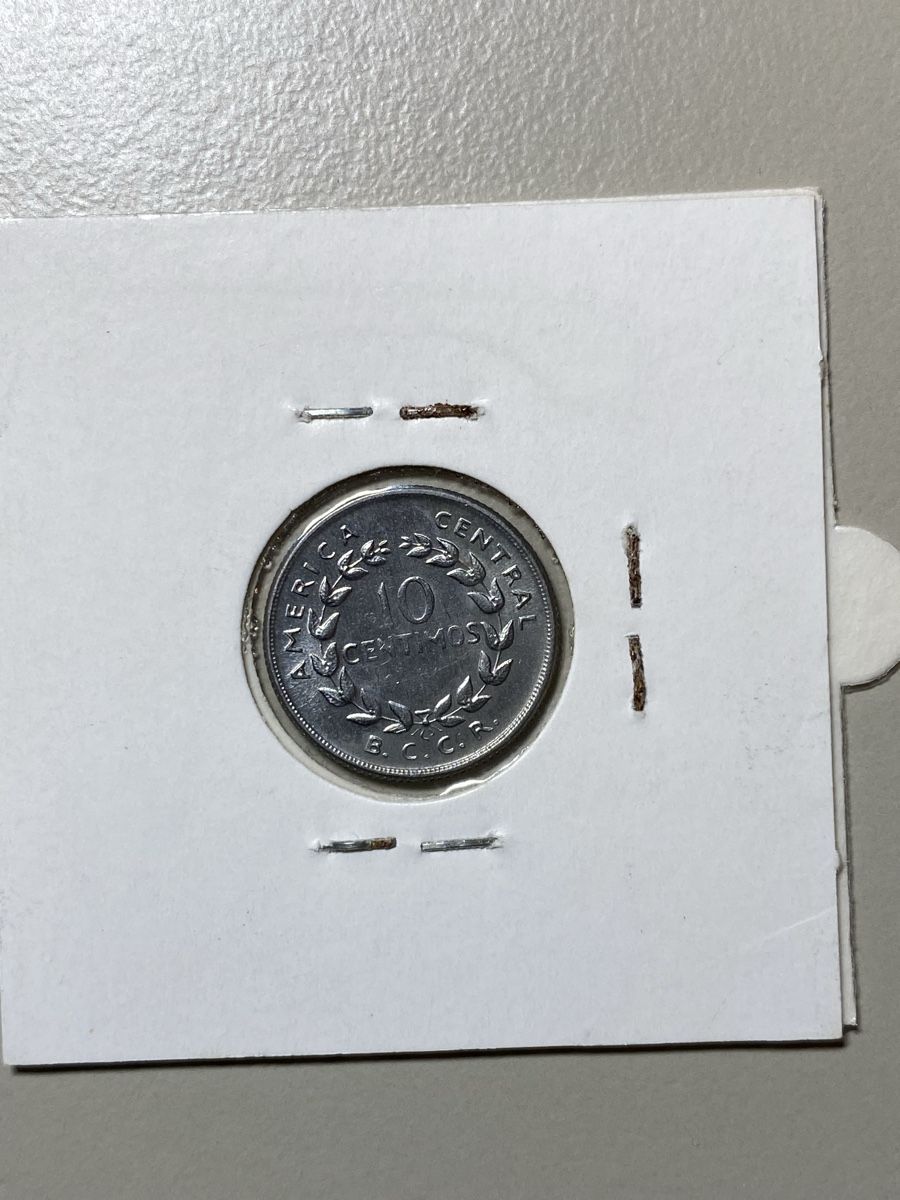 Alle Münzen: Costa Rica - 10 centimes - 1967 – Gebraucht aus Payerne von Mike1682 1