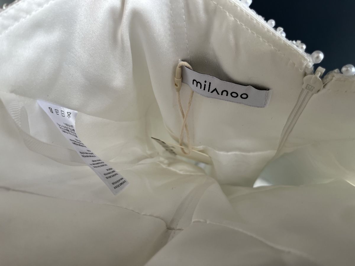 Kleider: Robe blanche perlée Milanoo S – Neu und originalverpackt aus Auvernier von HB_17 3