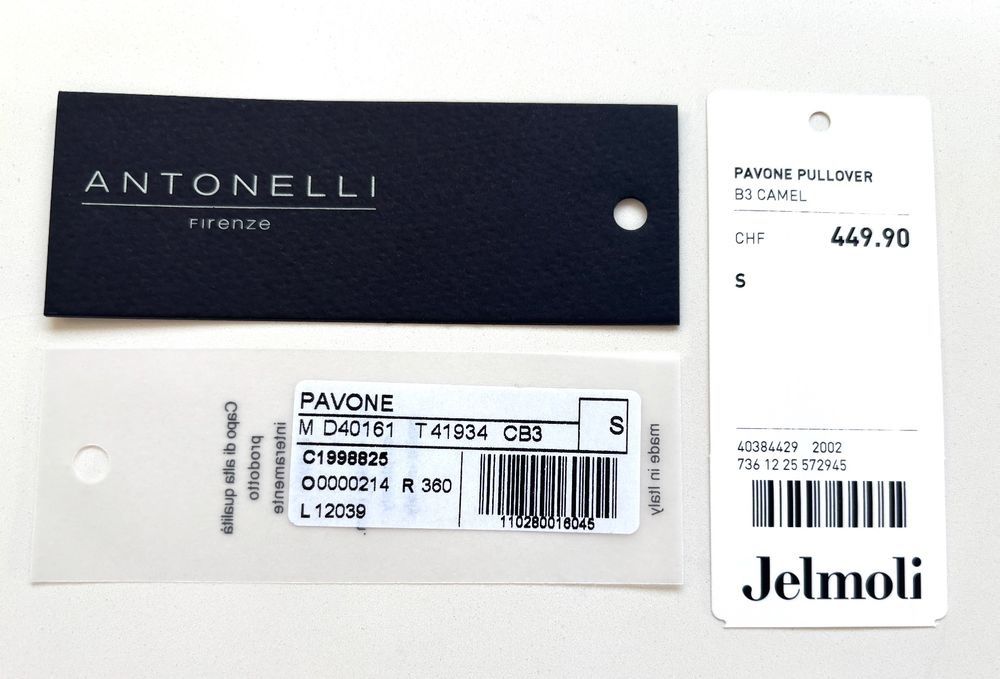 Maglioni & Felpe: Antonelli Pullover Kaschmir-Seide-Wolle - EU S - VP 449 – Usato da Bottmingen venduto da Merkur_Basel 7