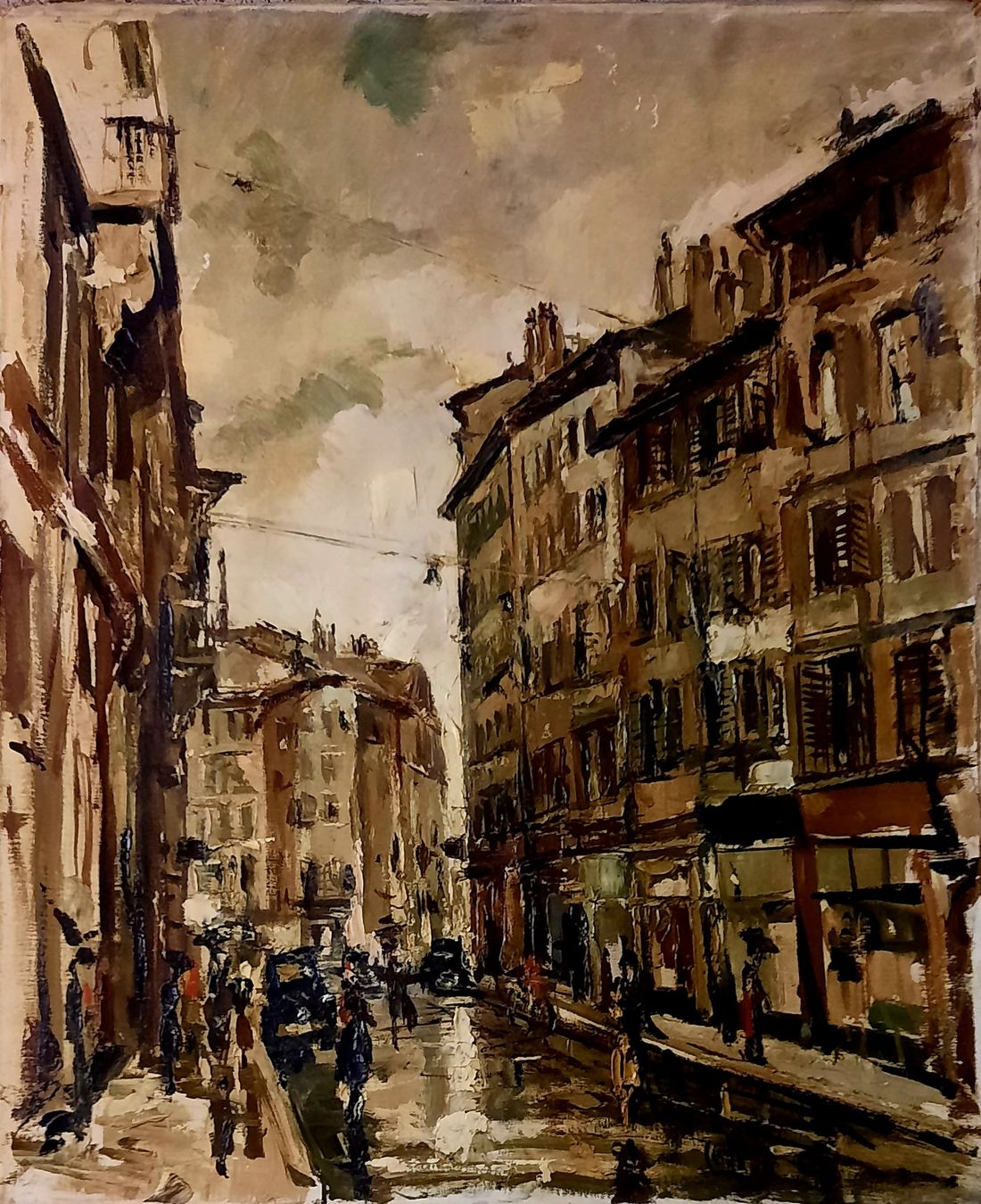 Dipinti: SERGIO CECCHI 1921- 1986 – Usato da Genève venduto da Enigme8