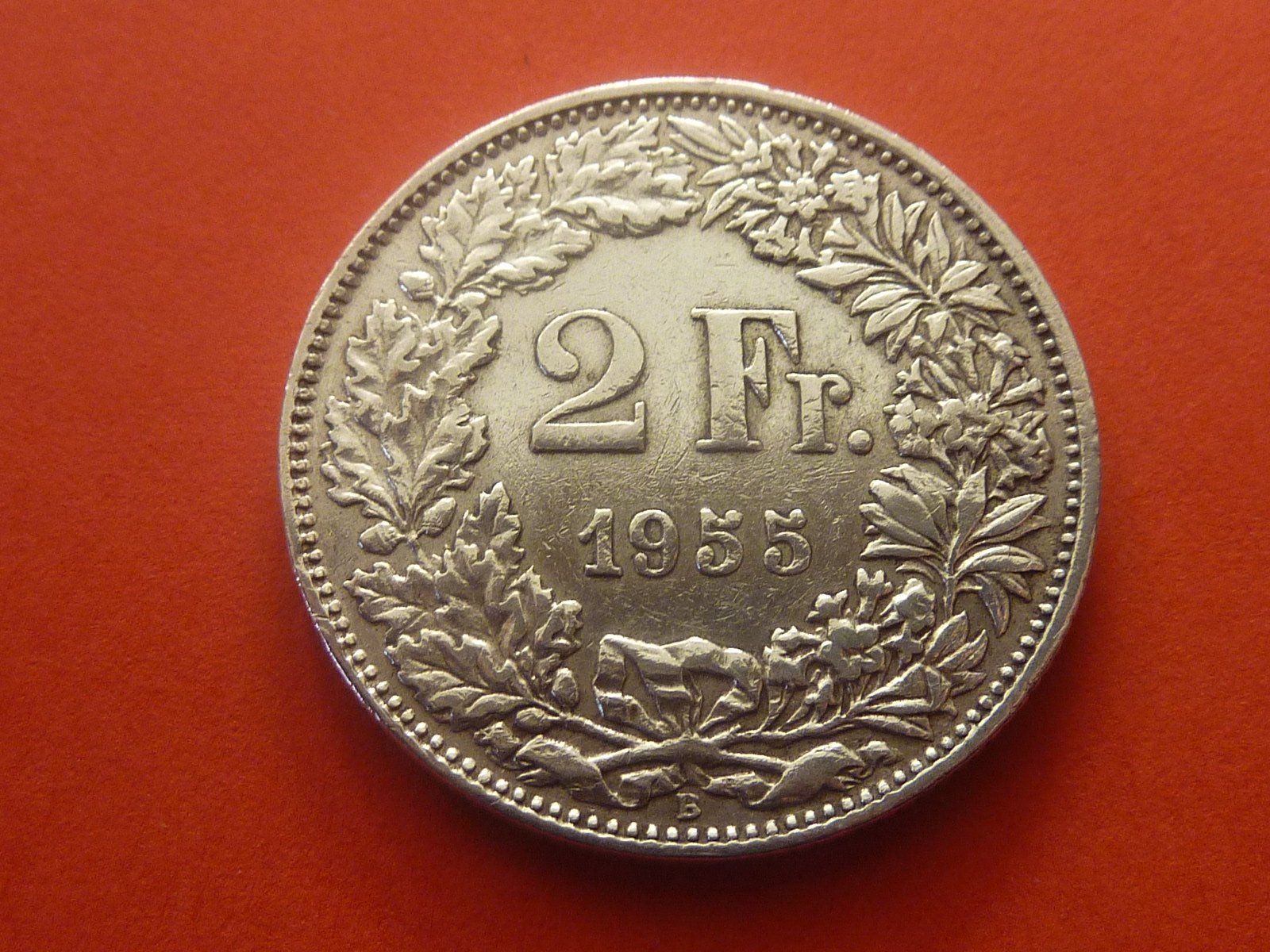 Tutti le monete: Silber 2 Fr.  1955 – Usato da Seon venduto da aee_7gpz