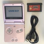 Gameboy Advance SP Pink + Pokemon