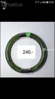 Jade Armreif mit 2 Silberteilen