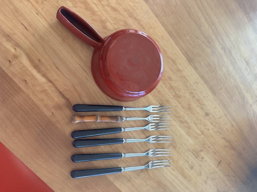 Pentole: Fast neues Fondue-Set – Usato da zürich venduto da mauromauro 2