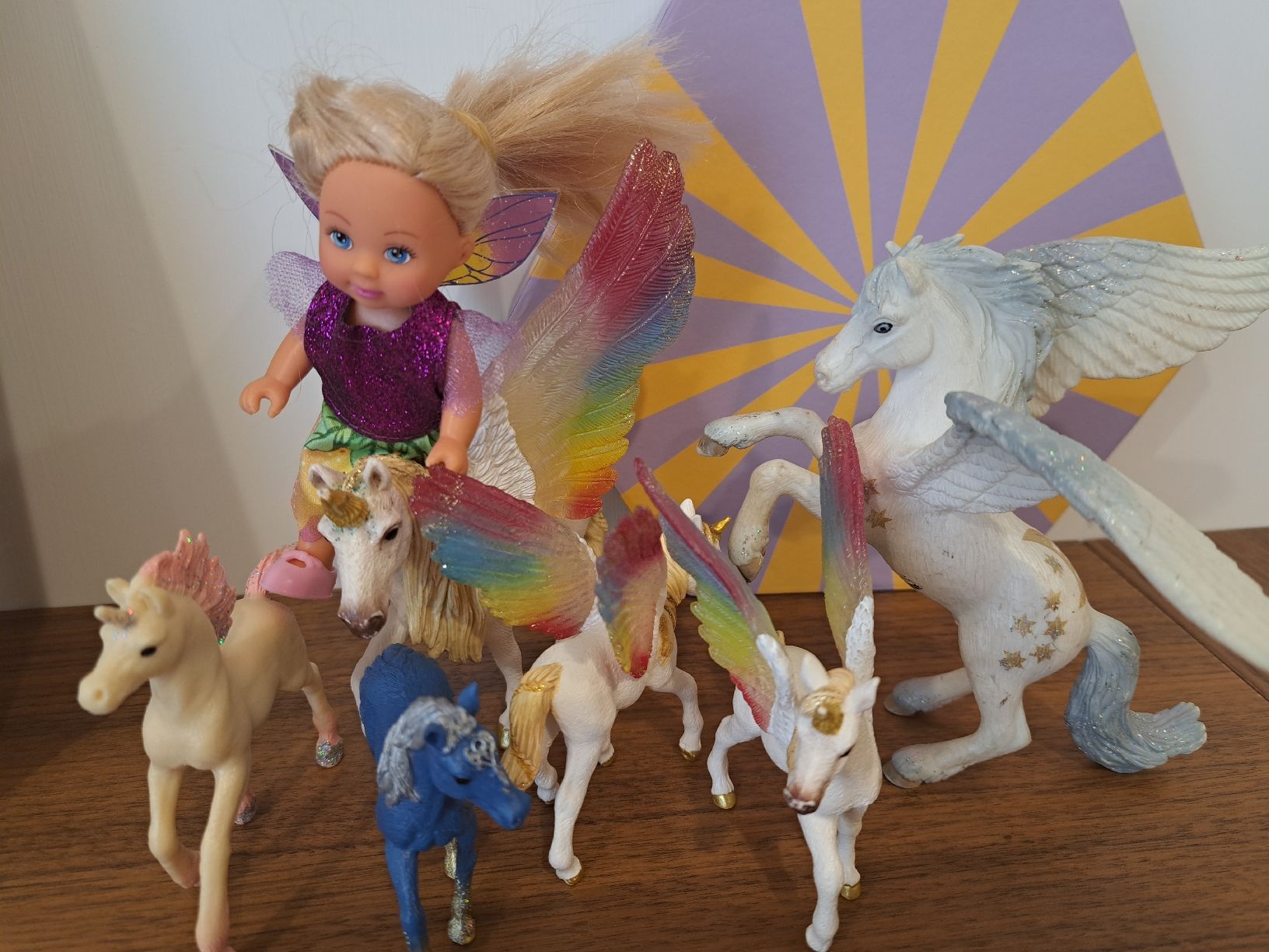Schleich Giocattoli: Schleich Glitzerpferde mit Buch und Feenkind – Usato da bazenheid venduto da salerno007 3
