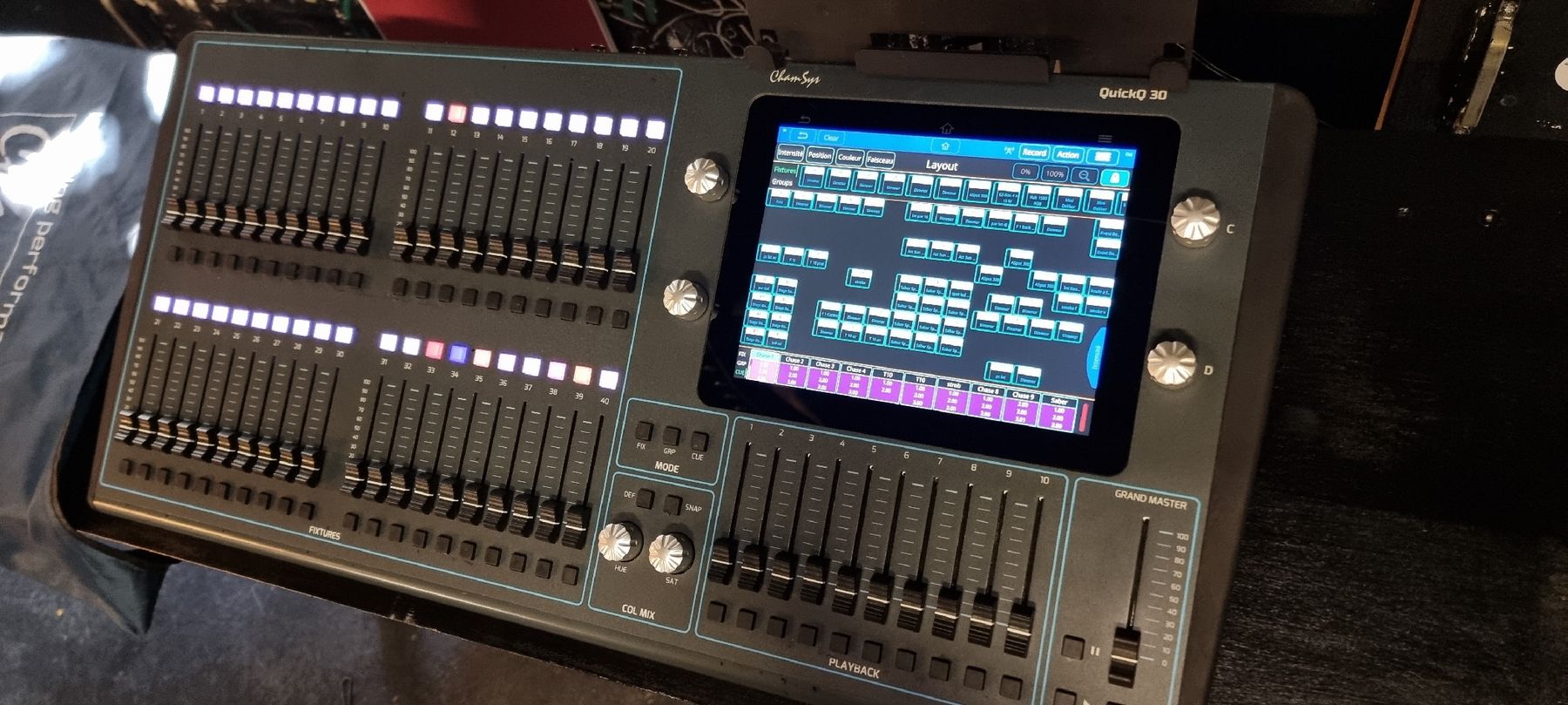 Console di mixaggio: Chamsys Quick Q30 – Usato da Courfaivre venduto da Moltazard 3