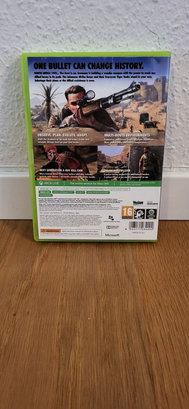 Microsoft Spiele: Xbox 360 - Sniper Elite 3 Afrika – Gebraucht aus Münsingen von DigitaleSpielecke 1