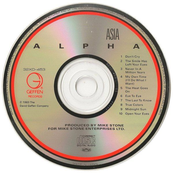CDs: Asia Alpha 32XD-453 CD JAPAN – Gebraucht aus Altdorf UR von pj7_2g2m 2