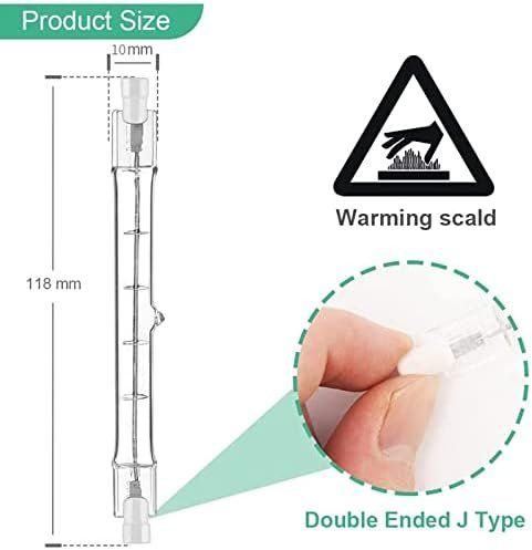 Lampade: 6er Halogen Bulb R7s Dimmable Halogen Lamp halogenstab 118mm – Usato da Thun venduto da Laoye 1