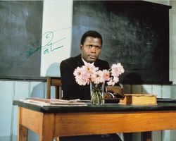 Sidney Poitier (1927-2022) - orig. sign. Grossfoto