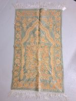Gebetsteppich mit Stickerei 61 x 105 cm grün NEU