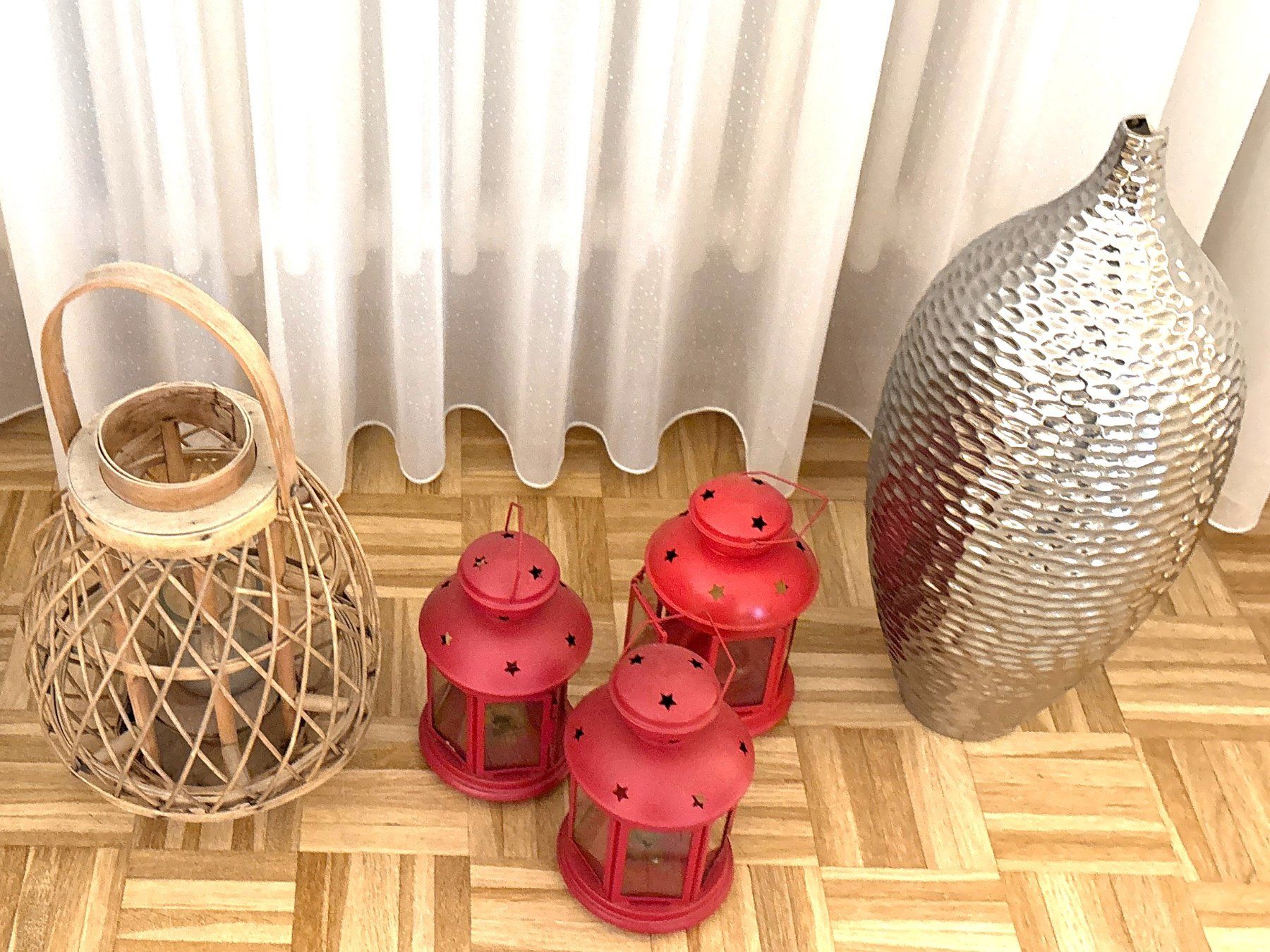 Lanterne: Windlichter - Laterne 4 Stück mit 1 Vase – Usato da Glattbrugg venduto da Ariel012 3