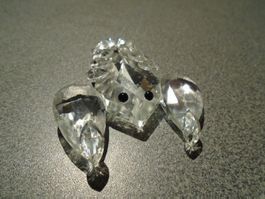 Krebs, durchsichtig, Glas, ca. 8 cm