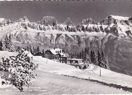 Flums Grossberg Hotel Camperdon mit Churfirsten 1953