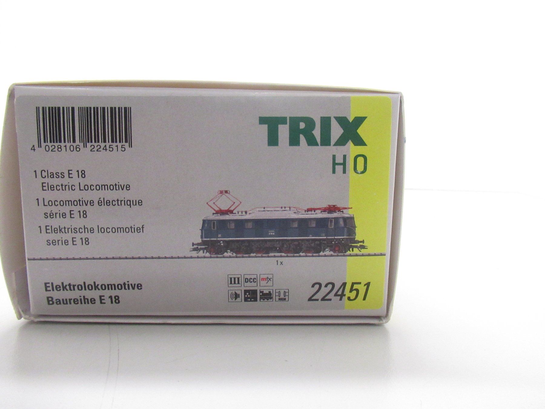 Trix Modelleisenbahnen: Trix 22451 E-Lok BR E18 Deutsche Bundesbahn Digital Sound DC – Gebraucht aus Basel von mhmarken 6