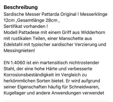 Coltelli tascabile: Sardische Messer Patarda ! – Nuovo (secondo la descrizione) da Uttwil venduto da Hav_ljl2 7