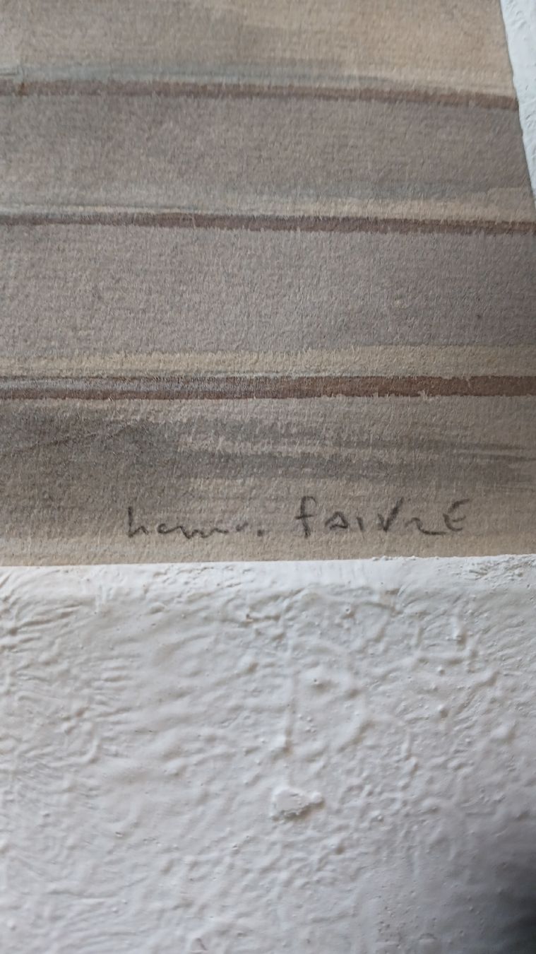 Dipinti: henri faivre gouache et crayon  – Nuovo (secondo la descrizione) da Le Locle venduto da marouffle 1